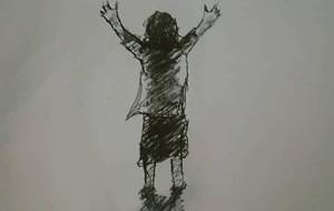 明日お父さんが帰って来るの、お人形とかパンとかたくさん買って帰って来るの! - 真鍋哲地