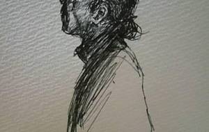 瞳の不自由なおばあさんは孫の死を心から嘆きました、(愛すること) - 真鍋哲地