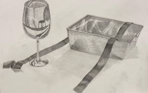 グラスとリボンと… - 霙 