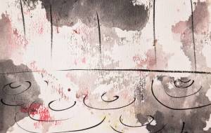 路地裏の水たまり - つし 