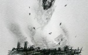 我が名は、邪悪女神 エリス！（ドローイングボールペン絵画） - 真鍋哲地 