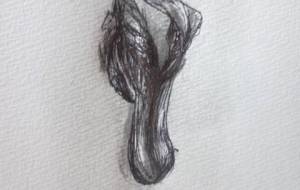 恩心野菜ドローイング（チンゲン菜） - 真鍋哲地 