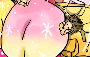 桃を一緒にもぐもぐ - ましゅまろまかろん 