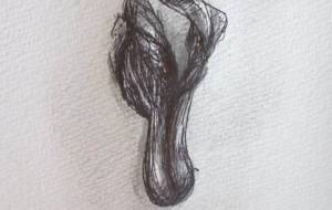 精神的豊かボールペンドローイング！（チンゲン菜） - 真鍋哲地 