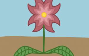 ピンク色の花 - アクター 