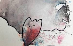 チューリップのような抽象 - つし 