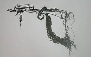 オクトパス ハンド ビームライフル（戦争は人を悪魔にする） - 真鍋哲地 