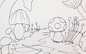 キノコの森 - つし