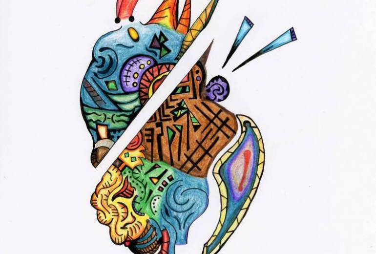 影の如き烏天狗