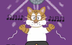 猫がパラパラを踊っている - アクター 