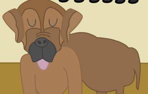 犬がメロディーに合わせて歌っている所 - アクター