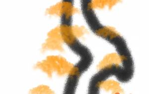 羽が見えるように軽くなってきた。 - 万煉(まれん)