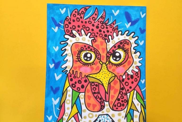 ニワトリ　干支