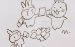 ババ抜き。兄弟妹で遊ぶ。 - 万煉（まれん） 