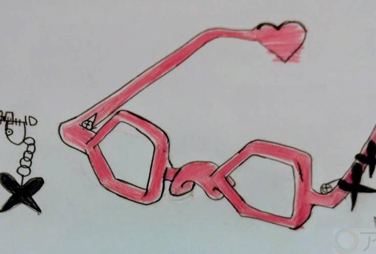 私のオリジナルのメガネ