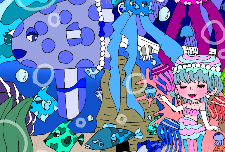 優雅な海で一息