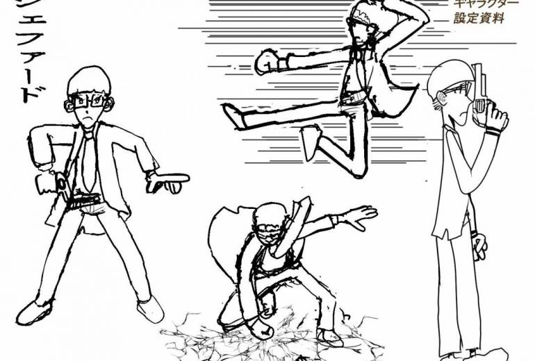 架空のアニメ設定資料　ジェファード