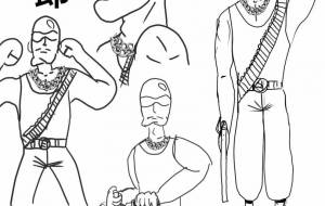 架空のアニメの設定資料　太郎 - 金垣魯文 