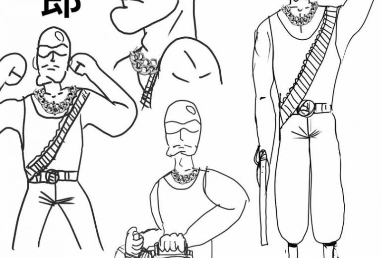 架空のアニメの設定資料　太郎