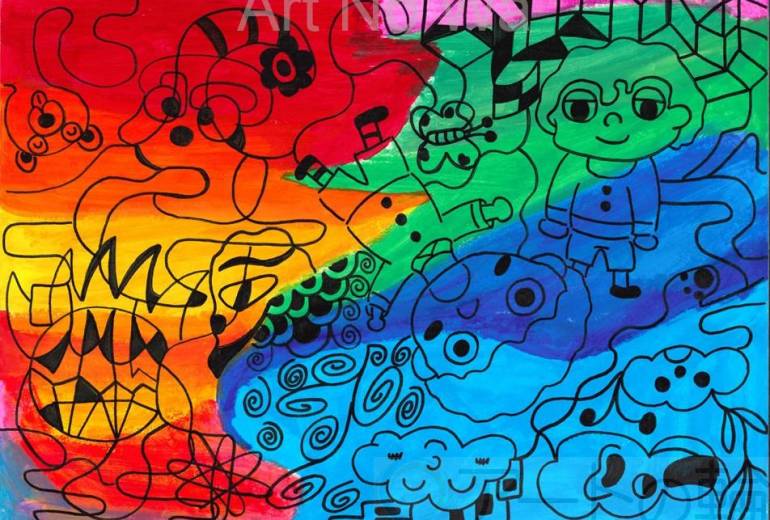 くうそうの中の絵