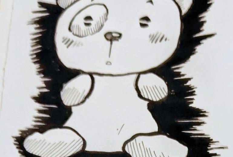 キャラクターパンダのパンこ ちゃん。