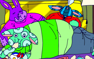 ぐーたらぽっちゃり兎 - ましゅまろまかろん 