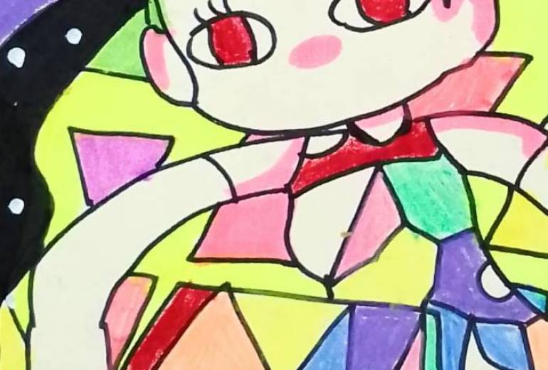 七色に輝くダイヤモンド