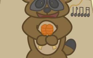 狸のぬいぐるみが歌っている所 - アクター 