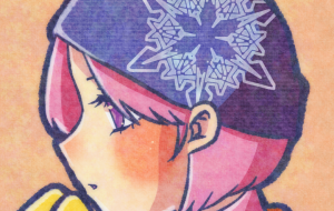 雪ニットの女の子 - Rico 