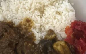 ナスと牛肉のカレー - 笹谷正博