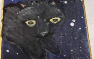 粉雪と黒猫 - 小萩