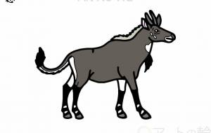 ニルガイ - シマハイエナ 