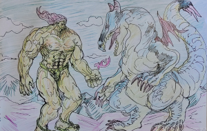 きんにくとドラゴン - かせだたかし 