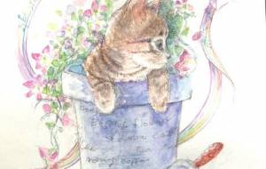 子猫インバスケット - 広田早苗 