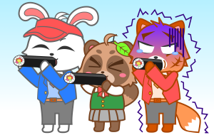 もぐもぐ恵方巻 - トガワナミ 