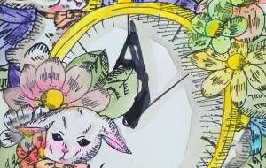 時を知らせる懐中時計 - ましゅまろまかろん