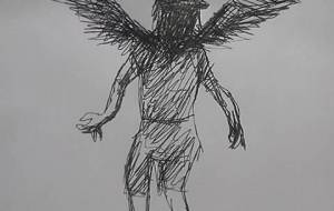 身体の不自由な天使青年、空いっぱい翔たいて - 真鍋哲地 