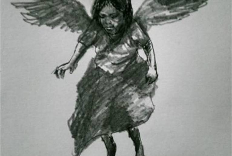 ほら翔べる、足の不自由な君、翔べる君は天使 - 真鍋哲地 