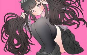 ロングヘアからツインテール - こぶちゃ 