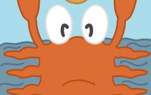 海に泳いでいる蟹 - アクター 