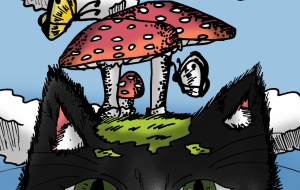 猫の頭上のベニテング島 - ましゅまろまかろん 