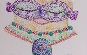 春花を待ちわびる遮光器土偶さん - 明紅葉 