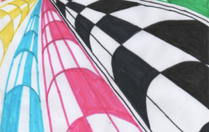 カラフル続く道 - kuni