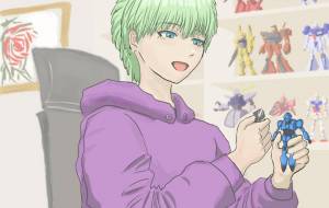 ガンプラを作る男性 - tkt0314