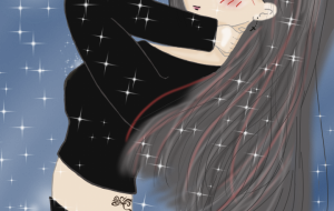 月の光に照らされる彼女 - ぴざにくまん 