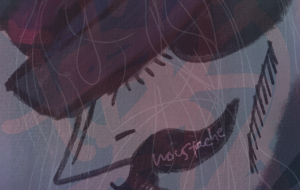 mustache - 春野しばいぬ 