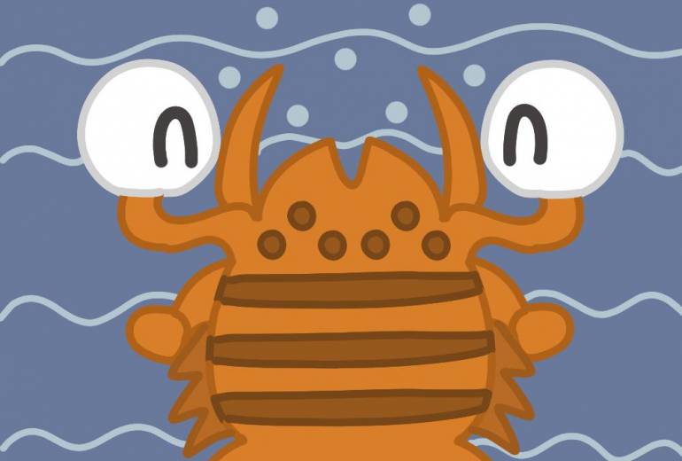 カチバサミガニ