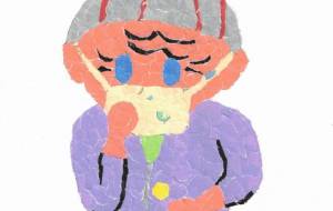 風邪ひきおばあちゃん - もぐちゃん 