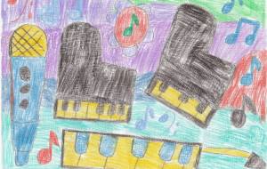 みんなと楽しい音楽会 - ろんしょん画伯 