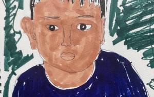 自画像　幼少期 - 下平寛 